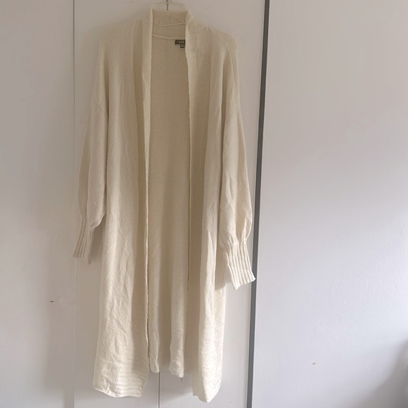 AFRM Sweaters - AFRM cream long cardigan